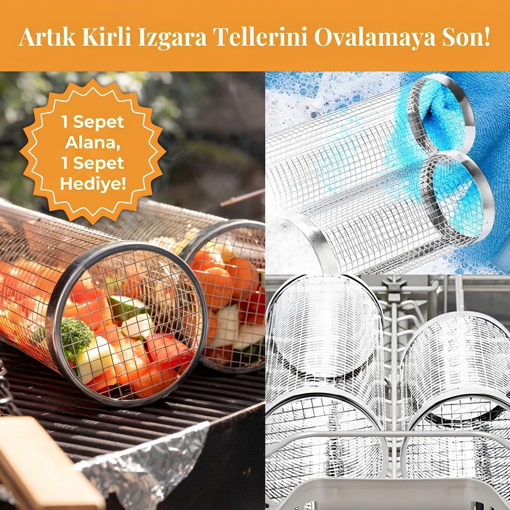 Delikli Izgara Sepeti